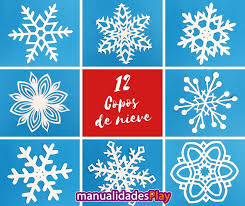 Como Hacer Copos De Nieve De Papel Faciles Moldes Manualidades Play Puedes utilizar copos de nieve para decorar el árbol de navidad o como colgadores para puertas, y así darle un toque navideño a tu casa. como hacer copos de nieve de papel faciles moldes manualidades play