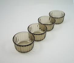 Ensemble De 4 Ramequins En Verre Marron Arcopal Plats A Etsy Ramekins Souffle Dishes Ramekins Souffle Dish