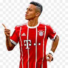 The home spain jersey is made from 49% recycled polyester, helping you to look after the planet while looking stylish, while the spain training top is entirely recycled and features a warm double. Thiago Alcantara Fifa 18 Jersey Fc Bayern Munich Spain National Football Team Fifa 18 Tshirt Team Jersey Png Pngwing
