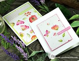 Simon says stamp delicate flowers. Moda Scrap Let Your Soul Bloom Sandi Maciver Cardmaking And Papercrafting Made Easy