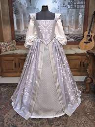 Lavender And Gray Custom Sized Elizabethan Renaissance Court Or Wedding Gown For Nobility Or Renaissance Dresses Historical Dresses Renaissance Wedding Dresses