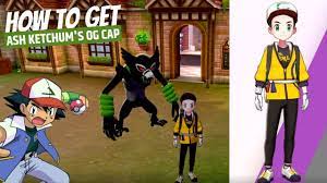 How To Get Ash Ketchum S Original Hat With Zarude In Pokemon Sword And Shield Youtube