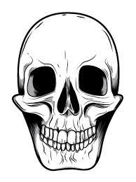 Think of it this way: Keep Smiling Skulls Drawing Skull Skeleton Face
