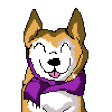 Share the best gifs now >>>. Pixilart Winter Doge Gif By Thatbadfolf