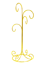 Wire ornament hanger stands with acrylic bases. National Artcraft Ornament Hangers Display Stands Multiple Hook National Artcraft