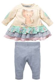 Newborn Clothing Baby Clothes And Infantwear Next Tunic Stripe Leggings 2pc Ezibuy New Zealand Kids Outfits Kids Fashion Kidswear Fashion