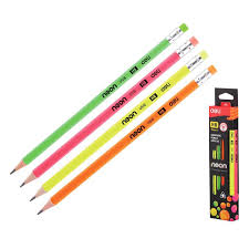 مرسام ملون ألوان فوسفورية Deli Pencil Deli Supplies