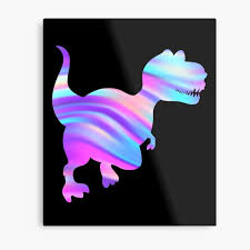 Ausmalbild dinosaurier und steinzeit tyrannosaurus. Pastel Dinosaur Wall Art Redbubble