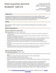 Talent Acquisition Specialist Resume Samples Qwikresume