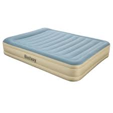 Bestway 14 Inch Queen Fortech Airbed With Built In Ac Pump Tan In 2020 Air Bed Ac Pump Bestway