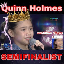 Vote for Quinn Holmes 🩷 Live Semifinals, Idol Philippines Sept 13 and 14,  2025 Saturday and Sunday 7:15pm🩷