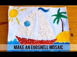 How To Make An Eggshell Mosaic Youtube Sailboat sunset seascape acrylic painting|simple acrylic sunset painting tutorial for beginners. how to make an eggshell mosaic