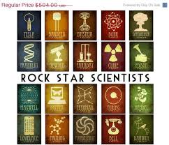 On Sale 20 Science Prints 11x14 Steampunk Rock Star Scientist Art Physics Diagram Educational Posters Geek Dec Science Poster Science Art Biology Teacher Gifts