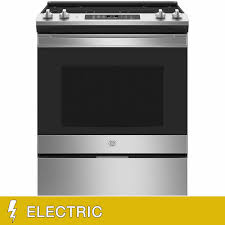 Find a great collection of outdoor kitchen grills & outdoor cooking at costco. Ge 5 3 Cu Ft Slide In Electric Range With Dual Element Bake And Power Boil Costco