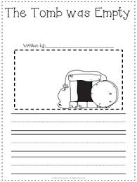 Each page has the common core standard for kindergarten and first grade at the bottom. Easter Religious Writing Prompts Freebie By Emily Ames Tpt