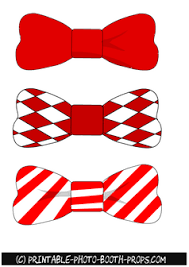Free Printable Christmas Bow Ties Photo Booth Props Christmas Photo Booth Props Christmas Photo Booth Photo Booth Props Free Printables