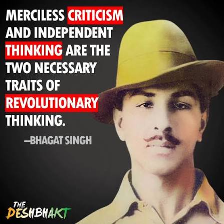 Remembering the revolutionary spirit of Bhagat Singh today. His courage continues to inspire us across generations.