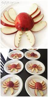 apple crab snacks for kids crafty morning essen fur kinder snacks ideen furs essen