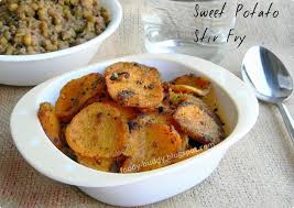 Sweet Potato Fry Recipe Sakkarivalli Kizhangu Poriyal Indian Style Vegetarian Recipes Healthy Sweet Potato Recipes Fries Vegetarian Recipes