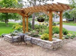 Housing Landscape Plan Google Search Front Yard Patio Pergola Front Patio