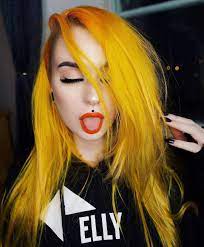 Pin By Sanna Kroger On Yellow Hair Edgy Hair Color Hair Inspiration Edgy Hair