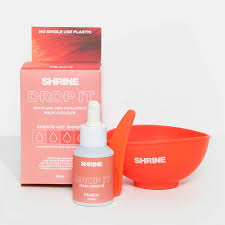 Submitted 2 hours ago by coffee_bean_almond. Shrine Shrine Semi Permanent Hairdye Peach Drop It Kit Orange Attitud