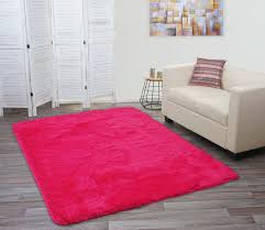 Einladende fußmatten, pflegeleichte läufer, schicke teppiche fürs wohnzimmer oder flauschige bettvorleger: Teppich Hwc F69 Shaggy Laufer Hochflor Langflor Stoff Textil Flauschig Weich 230x160cm Pink