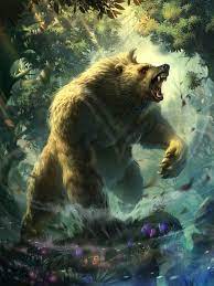 Bear By Ivanlaliashvili Deviantart Com On Deviantart Bear Artwork Bear Art Mythical Creatures Art