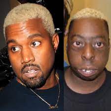 Originally it imagined beetlejuice as a winged demon whose human form was that of a small middle eastern man, and his plan for the original ending of mcdowell's screenplay had beetlejuice being destroyed by an exorcism and the maitlands' house shrinking down to the size of adam's model town. Kanye West Pretty Much Stole Beetlejuice S Shtick And It Made Him Rich Famous And Got Him Kim Kardashian Howardstern