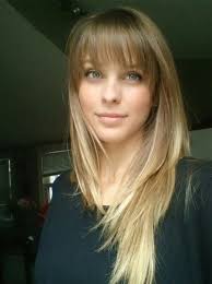 If you have a long face shape and well long hair, you can find that overgrown bangs will as i mentioned, hairstyle with bangs provides a broad range of looks. Blonde Ombre Full Fringe Hairstyles To Look Trendy This Year Hair Styles Long Hair Styles Hair Trends