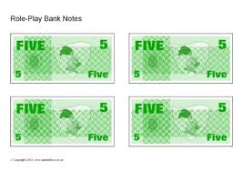 Zarządzenie kontem play w aplikacji play24. Role Play Bank Notes Generic Currency Sb10163 Sparklebox