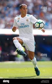 Madrid, Spain. 9th Sep, 2017. Lucas Vazquez (Real) Football/Soccer :  Spanish "La Liga Santander" match between Real Madrid CF 1-1 Levante UD at  the Santiago Bernabeu Stadium in Madrid, Spain . Credit: