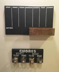 Chalkboard Calendar Chore Chart From Splinter To Splendid