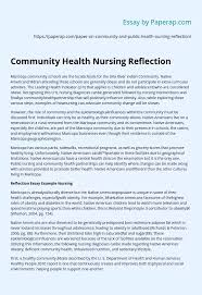 1 (288 words) training and development with nstp pages: Community Health Nursing Reflection Essay Example