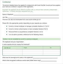 Free 7 Sample Job Reference Templates In Pdf Ms Word