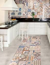 Carrelage Sol Ou Mur Style Ancien Patchwork 44x44 Cm L Ancienne Idee Deco Cuisine Cuisine Originale Cuisine Moderne