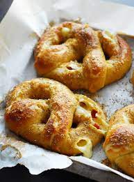Pizza Stuffed Pretzels Recipe Soft Pretzels Recipes Pizza Toppings