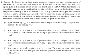 Besides helping with routine expenses, having health insurance removes some of the stress and anxiety that goes with handling a medical emergency. 1 Consider The Decision To Purchase Health Chegg Com
