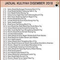 Jadual kuliah ustaz azhar idrus (uai) bulan oktober 2015. Jadual Kuliah Ustaz Azhar Idrus Uai Disember 2018