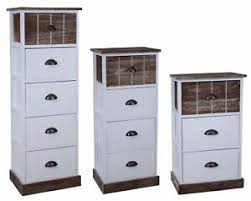 Maybe you would like to learn more about one of these? Kommode 111cm Hoch Schrank Schubladen Braun Landhaus Shabby Chic Vintage Weiss Ebay