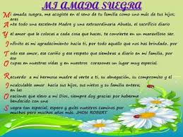 Acrostico A Mi Suegra Amada Poemas De Amor Poesias Y Poemas Para Enviar Poema Y Amor Suegra Poemas Poemas De Amor