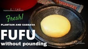Hello everyone lets make fufu with fufu flour mix, this is how it works out for me and i hope it will how to make ghana fresh cassava and plantain fufu no more powder fufu obaapa kitchen. How To Make Fresh Plantain And Cassava Fufu No More Fufu Powder Or Pounding Youtube