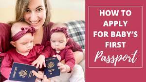 How To Get A Baby Passport In The United States | Passport For Kids | How  To Apply For 1St Passport - Youtube