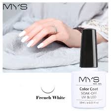 Today i share a quick black and red french tip nail idea using dotting. Mys Black White French Manicure Set Gel Nail Polish 10ml Long Lasting Soak Off Uv Gel French Nail Gel Varnish Buy At The Price Of 3 30 In Aliexpress Com Imall Com
