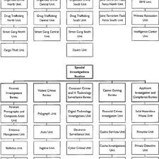 Organizational Chart Of The Njsp Investigations Branch After