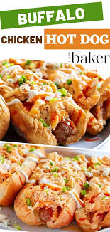 Buffalo Chicken Hot Dog Hot Dogs Chicken Hot Dog Hot Dog Recipes