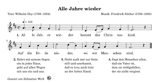 Sein text wurde 1837 von wilhelm hey verfasst. Alle Jahre Wieder No10 Weihnachtslied Weihnachtscountdown Adventskalender Via Babydudakids Pinterest Kinder Lied Kinderlieder Schone Kinderlieder