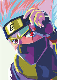 Ninja Pop Art Metal Poster Andri Ardianto Displate In 2020 Naruto Art Naruto Painting Pop Art Posters