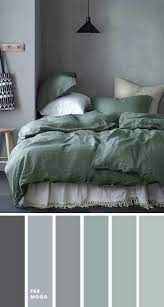 21 gray color schemes that beautifully showcase the timeless neutral. Grey Green Bedroom Color Palette