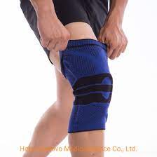 Fusible means that it will bond to fabric when heated with an iron. China Elastic Knit Knee Brace Compression Sleeve Stabilizer China Knee Brace And Knee Support Price